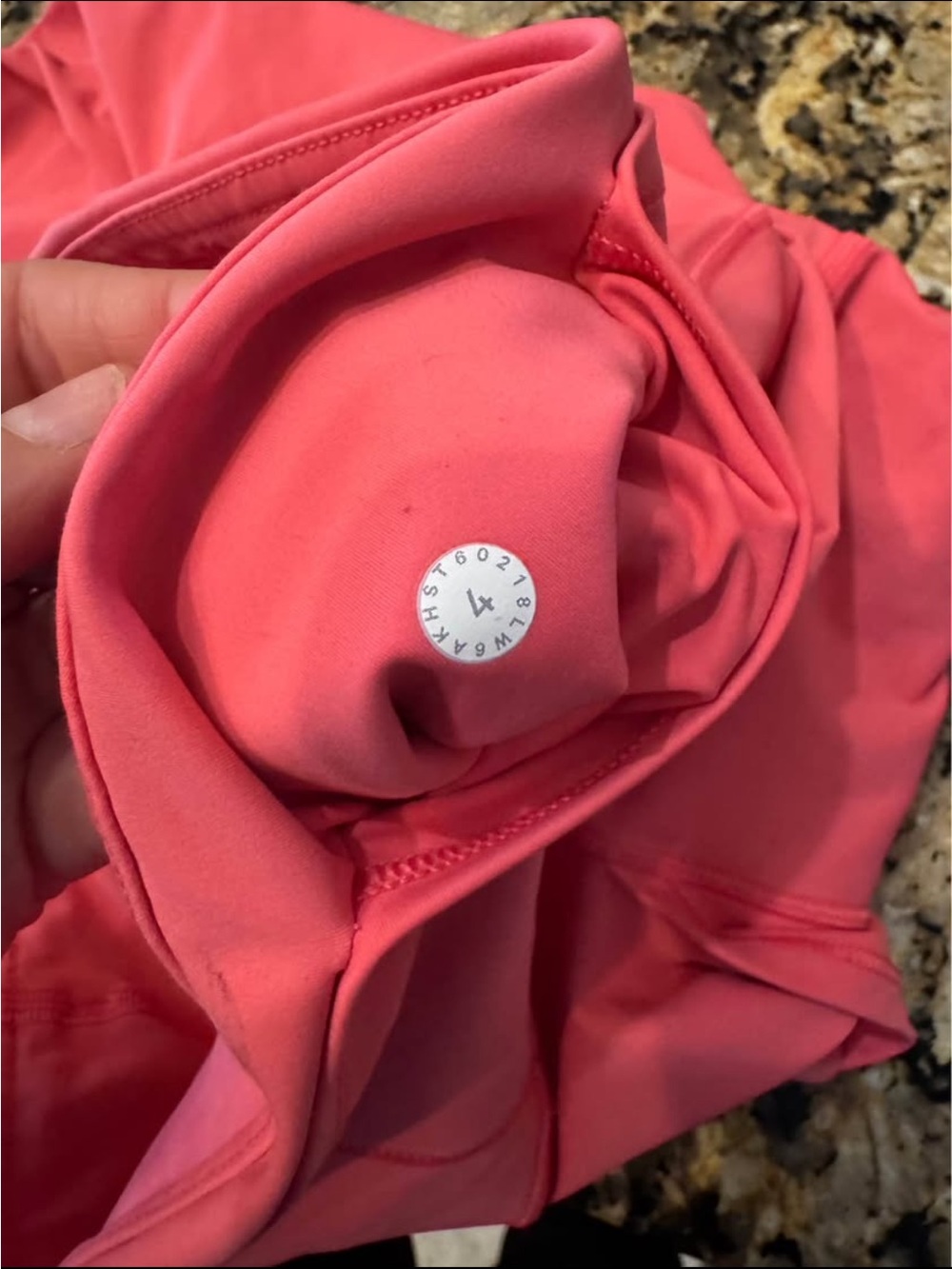 lululemon Coral-pink cropped Leggings